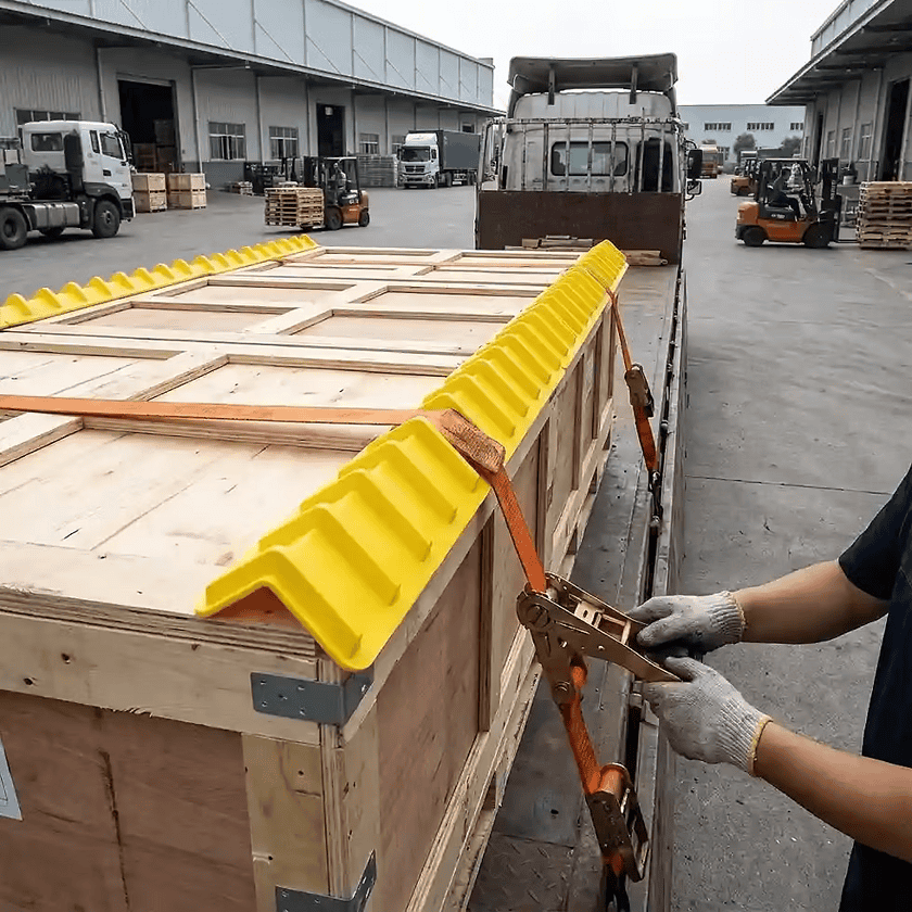 Plastic or Metal Corner Guards - Matching Material to Rough Cargo